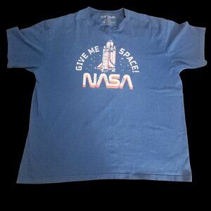 NASA "Give Me Space" T-Shirt 2XL Fifth Sun - Blue Space Shuttle Design